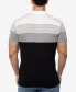 ფოტო #2 პროდუქტის Men's Striped Polo Sweater