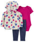 3-Piece Floral Little Jacket Set NB