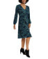 ფოტო #3 პროდუქტის Women's Smocked Fit & Flare Dress