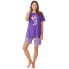 ფოტო #1 პროდუქტის Plus Size Knit Pj Short Set