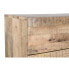 Фото #5 товара Тумба с ящиками DKD Home Decor Чёрный Натуральный Металл Древесина манго Alpino 80 x 40 x 115 cm