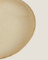 Stoneware soup plate