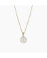 ფოტო #1 პროდუქტის Round Opalite Pendant Necklace Gold