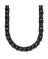 ფოტო #1 პროდუქტის Stainless Steel Polished Black IP-plated 20 inch Link Necklace