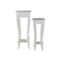 Фото #4 товара Набор из двух столиков DKD Home Decor Белый 30 x 30 x 76,5 cm