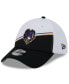 ფოტო #6 პროდუქტის Men's White, Black Baltimore Ravens 2023 Sideline 39THIRTY Flex Hat