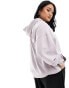 Фото #4 товара ASOS DESIGN Curve oversized hoodie in washed lilac