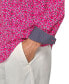Men's Regular-Fit Non-Iron Performance Stretch Rose-Print Button-Down Shirt
