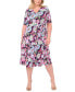 ფოტო #5 პროდუქტის Plus Size Paisley-Print Midi Dress
