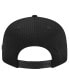 Men's Black Philadelphia 76ers Post-Up Pin Mesh 9FIFTY Snapback Hat