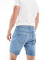 Фото #4 товара DTT stretch slim fit denim shorts in light stone