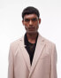 Topman relaxed suit jacket in dusty pink