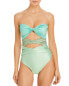 Baobab Collection 282054 Twist Front One Piece Swimsuit, Size Medium