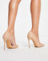 Truffle Collection stiletto heeled court shoes in beige