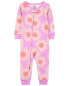 Toddler 1-Piece Daisy 100% Snug Fit Cotton Footless PJs 3T