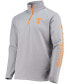 Фото #3 товара Men's Gray Tennessee Volunteers Terminal Tackle Fleece Raglan Omni-Shade Quarter-Zip Jacket