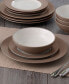 Colorwave Rim Dinner Plates, Set of 4