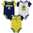 MLS Nashville SC Infant 3pk Bodysuit - 12M