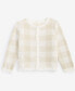 ფოტო #1 პროდუქტის Baby Cotton Check Cardigan, Created for Macy's