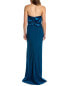 Фото #2 товара Rene Ruiz Draped Neck Gown Women's 4