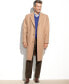 Фото #1 товара Big and Tall Signature Wool-Blend Overcoat
