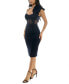 ფოტო #3 პროდუქტის Juniors' Ruffled Corset Bodycon Dress