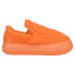 Фото #1 товара Puma Suede Mayu SlipOn Platform Womens Orange Sneakers Casual Shoes 384887-04