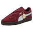 Фото #2 товара Puma Suede RedHaired Shanks X Op Lace Up Mens Burgundy Sneakers Casual Shoes 39