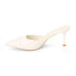 Фото #3 товара BEACH by Matisse Jo Pointed Toe Mule Pumps Womens Beige Dress Casual JO-123