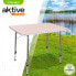 AKTIVE Folding Table Height-Adjustable 80x60x50-69 cm