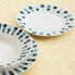 Фото #2 товара Плоская тарелка Quid Simetric Синий Керамика 23 cm (12 штук)