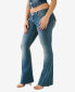 Фото #3 товара Джинсы True Religion модель Joey с разрезом и расклешенные для женщин