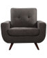 Фото #2 товара Paige 40.5" Stain-Resistant Fabric Armchair