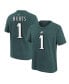 ფოტო #1 პროდუქტის Big Boys and Girls Jalen Hurts Midnight Green Philadelphia Eagles Player Name Number T-Shirt