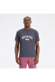 MNT1406-ANT New Balance Nb Lifestyle Erkek T-shirt Antrasit
