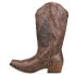 Фото #3 товара Roper Amelia Tall Snip Toe Cowboy Womens Brown Casual Boots 09-021-1566-2706