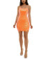 Фото #3 товара Juniors' Sequin Sleeveless Bodycon Dress