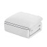 Фото #2 товара 3pc Queen Alfy Duvet Cover Set White/Navy - Chic Home Design