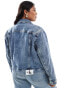 Фото #4 товара Calvin Klein Jeans Plus regular 90's denim jacket in mid blue