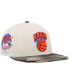 Фото #1 товара Men's Cream, Camo New York Knicks Hardwood Classics 50th Anniversary Off White Camo Fitted Hat