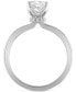 ფოტო #3 პროდუქტის Certified Diamond Solitaire Engagement Ring (1 ct. t.w.) in 14k White Gold featuring diamonds with the De Beers Code of Origin, Created for Macy's