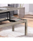 Фото #6 товара Lift Top Coffee Table with Storage Shelf