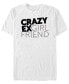 Фото #1 товара Men's Black and Gray Font Short Sleeve T- shirt