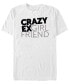 ფოტო #1 პროდუქტის Men's Black and Gray Font Short Sleeve T- shirt