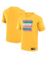 Men's Yellow Formula 1 Miami Grand Prix Stacked Wordmark T-Shirt