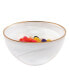 Фото #1 товара Alabaster 6" Glass Bowl with Rim