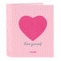 Фото #1 товара Папка-регистратор Safta Love Yourself Розовый A4 (27 x 33 x 6 cm)