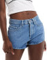 Фото #1 товара Mango micro denim short in light blue