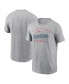 Men's Heather Gray Cleveland Guardians Home Team Athletic Arch T-Shirt Серый, M - фото #1