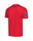 Men's Scarlet San Francisco 49ers Hybrid T-shirt